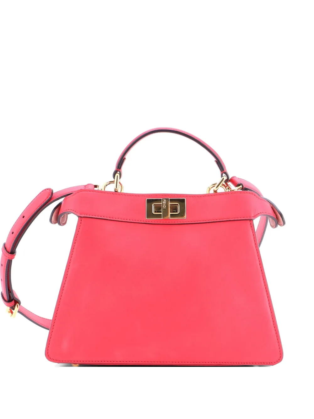 Fendi Pre-Owned Peekaboo ISeeU Bag Leather Small satchel - Rosa