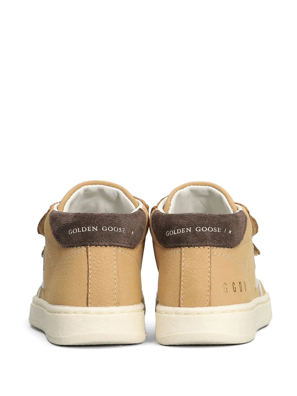 Golden Goose Kids Ballstar leren sneakers Beige