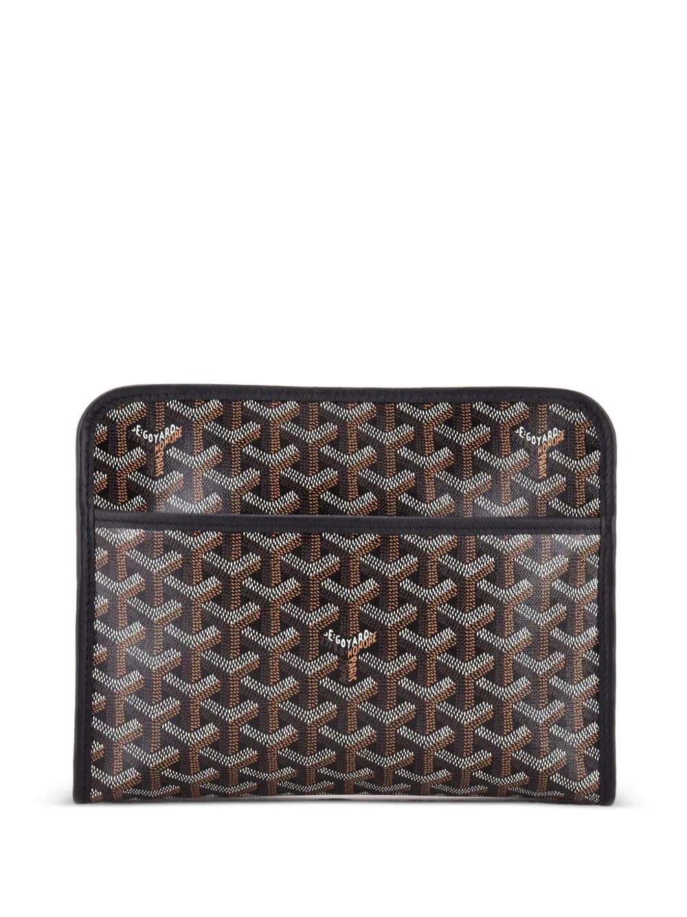 Goyard Pre-Owned Jouvence Toiletry Pouch Coated Canvas MM clutch bag - Nero