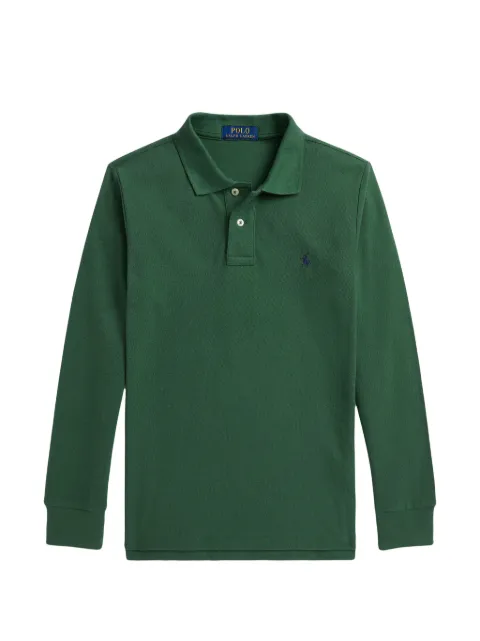 POLO RALPH LAUREN KIDS Pony long-sleeve polo shirt