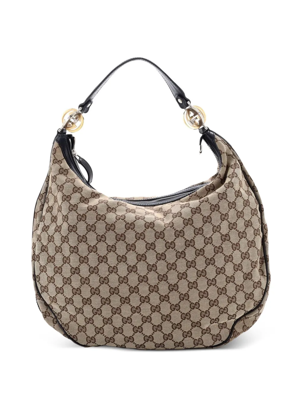 Gucci Pre-Owned Twins GG Canvas Medium hobo bag - Marrone