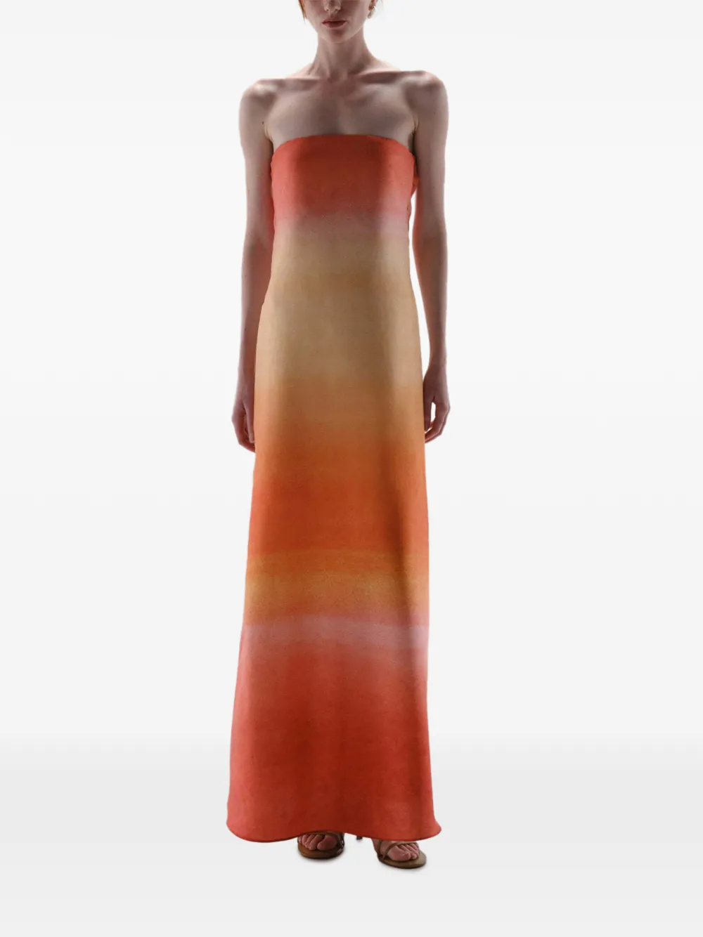 Baobab Lola maxi-jurk met open rug Oranje