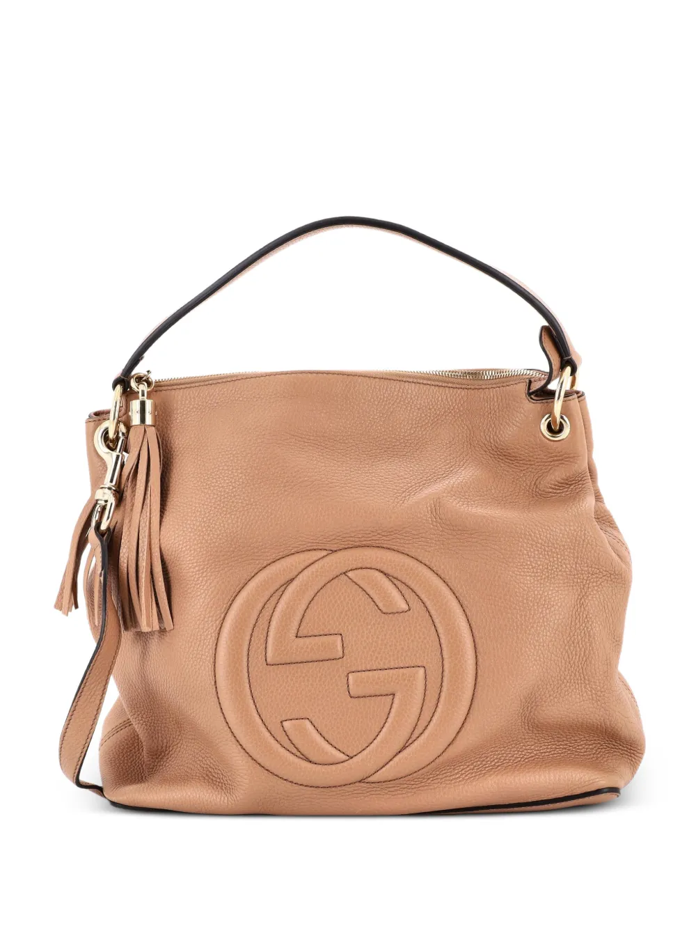 Gucci Pre-Owned Soho Convertible Leather Large hobo bag - Toni neutri