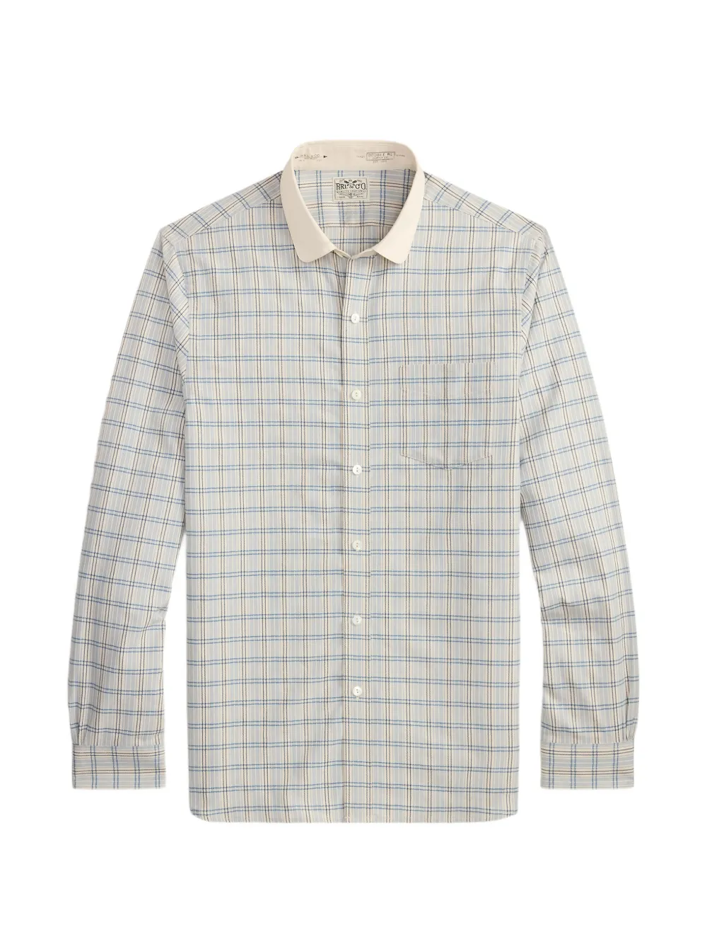 Ralph Lauren RRL checked collared shirt - Neutrals