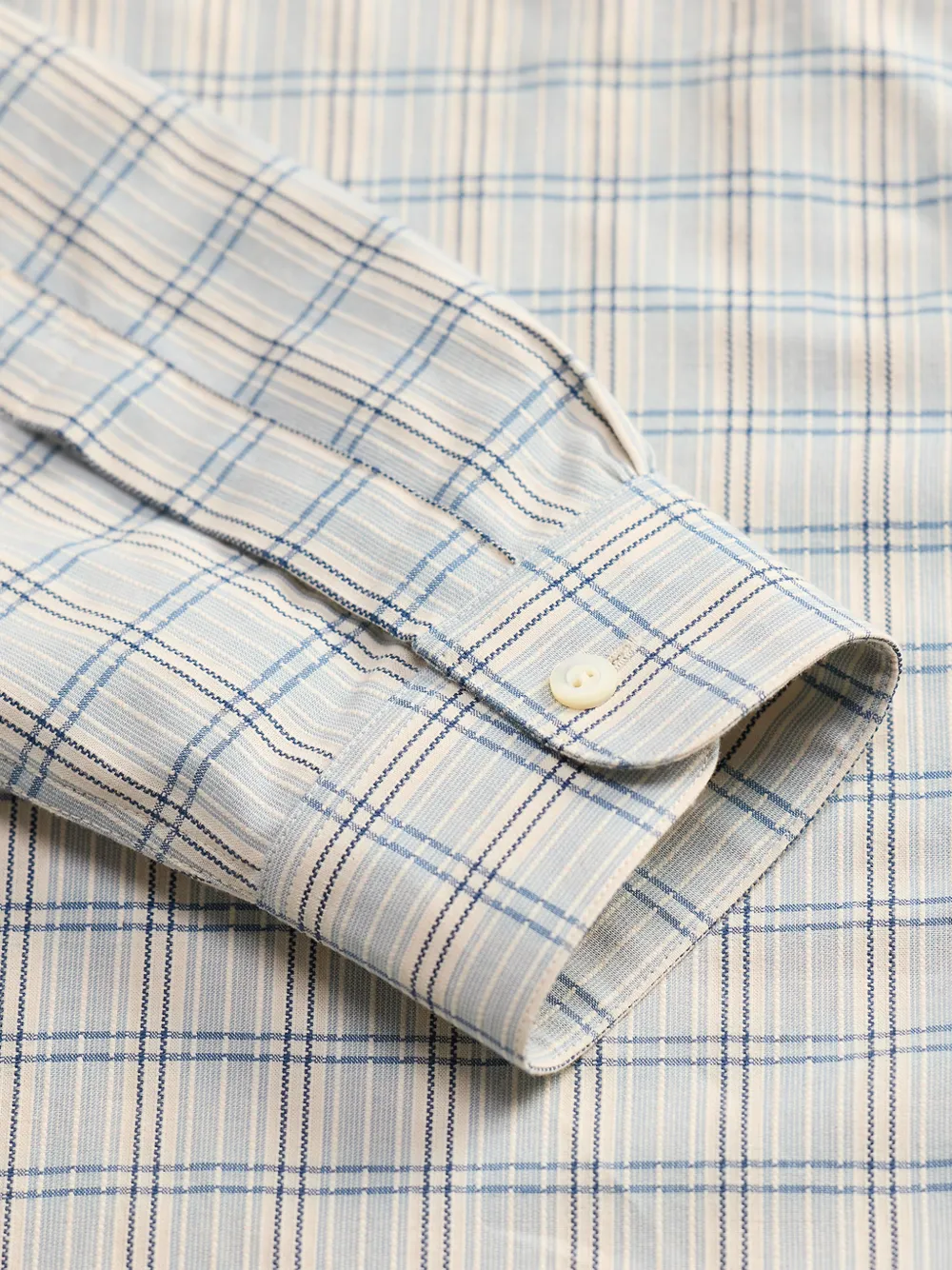 Ralph Lauren RRL Geruit overhemd met kraag Beige