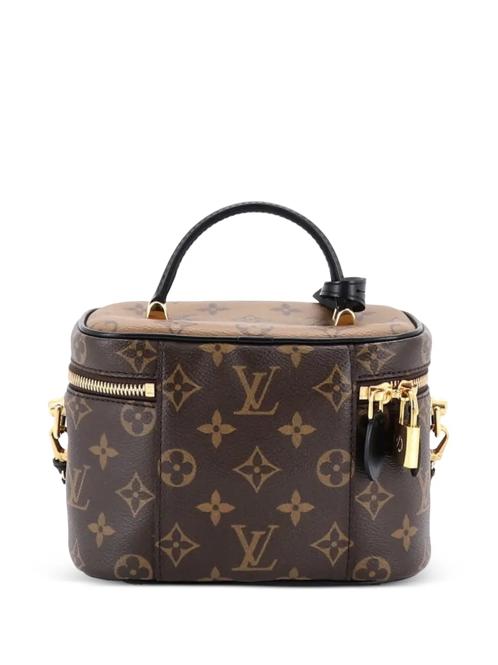 Louis Vuitton Pre-owned Vanity Handbag Reverse Monogram Canvas PM Satchel in Brown, view 2