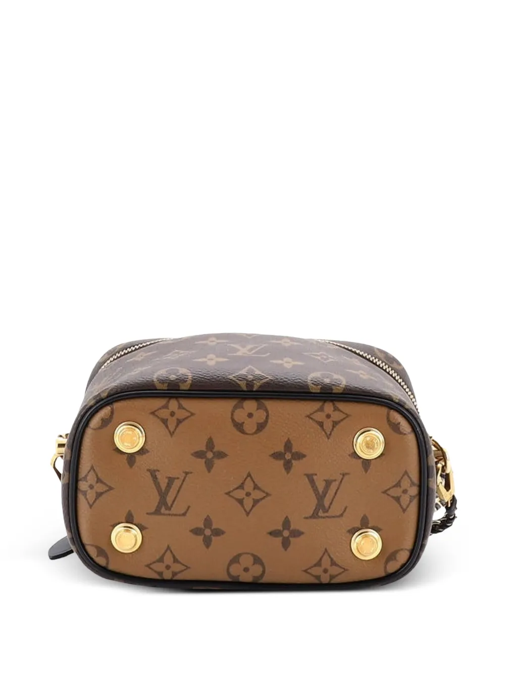 Louis Vuitton Pre-owned Vanity Handbag Reverse Monogram Canvas PM Satchel in Brown, view 4