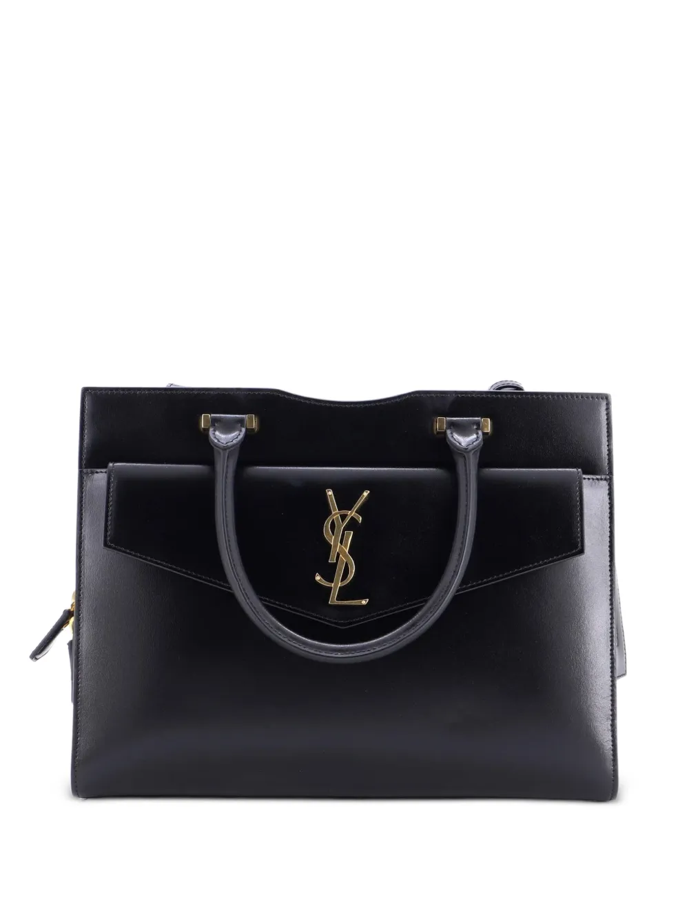 Saint Laurent Pre-Owned Uptown Leather Medium tote bag - Schwarz
