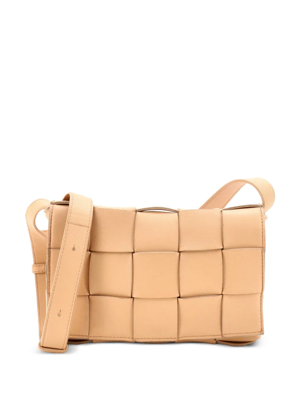 Bottega Veneta Pre-Owned Cassette Maxi Intrecciato Leather Small crossbody bag - Toni neutri