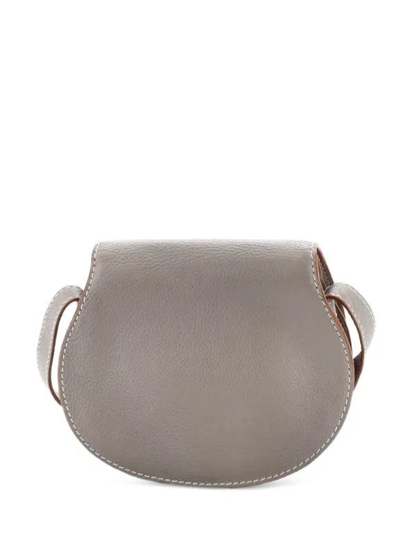 Chloé Pre-Owned マーシー レザー スモール ショルダーバッグ | グレー 