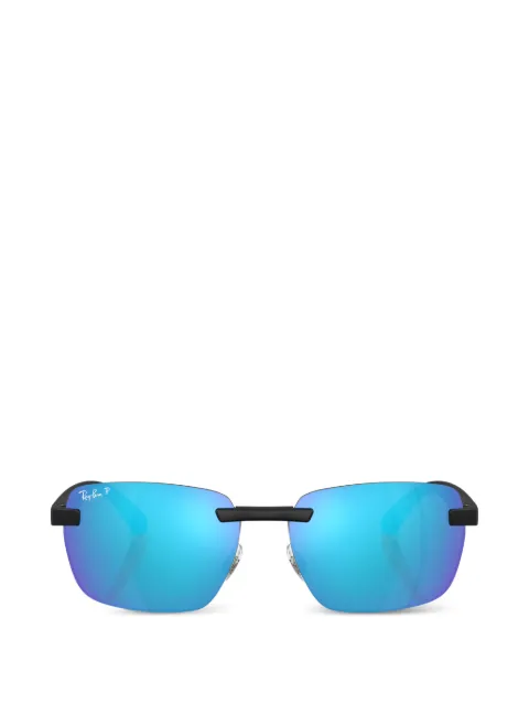 Ray-Ban rimless rectangle-frame sunglasses