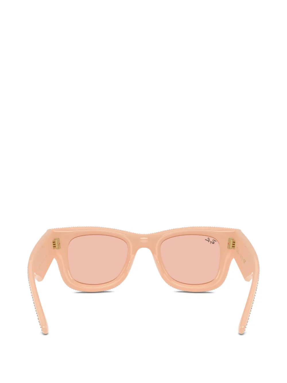 Ray-Ban Wayfarer zonnebril met vierkant montuur Roze