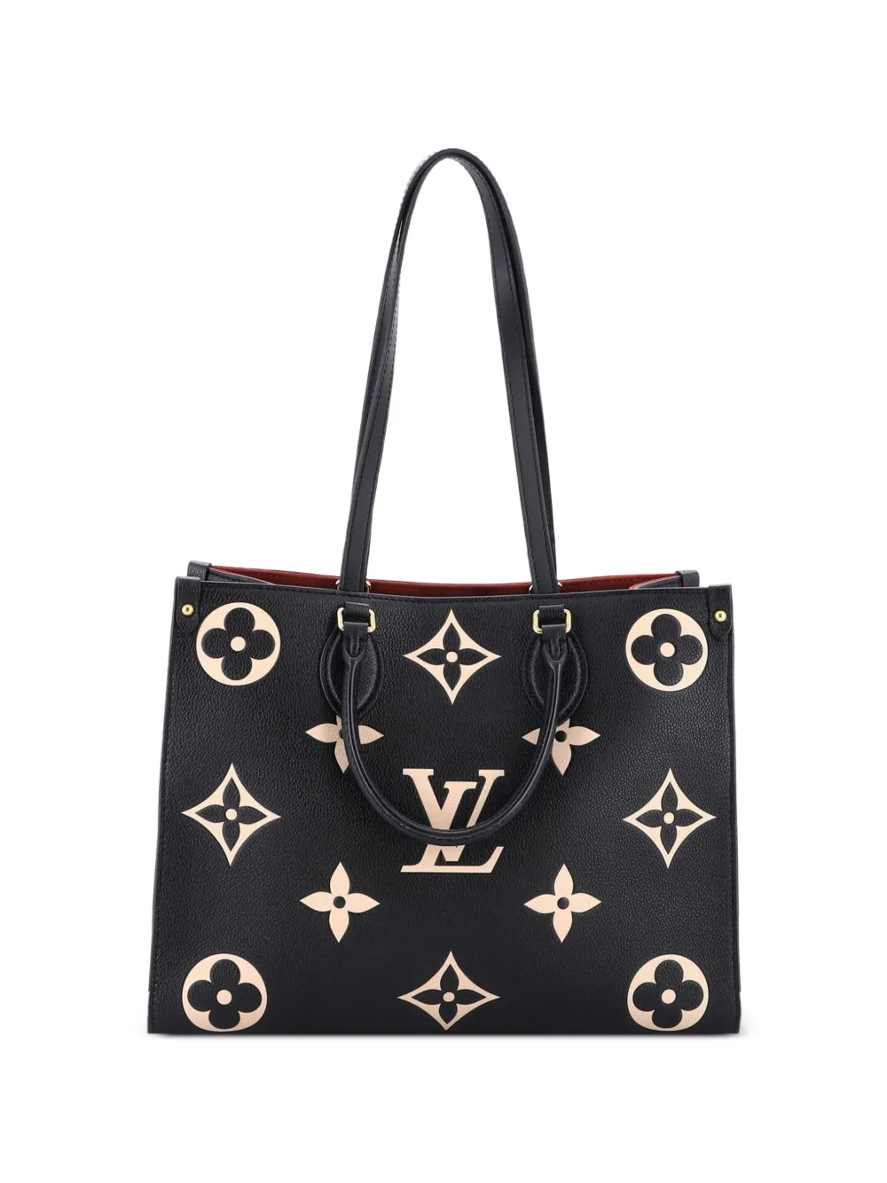 Louis Vuitton Pre-Owned OnTheGo Tote Bicolor Monogram Empreinte Giant MM shoulder bag - Black