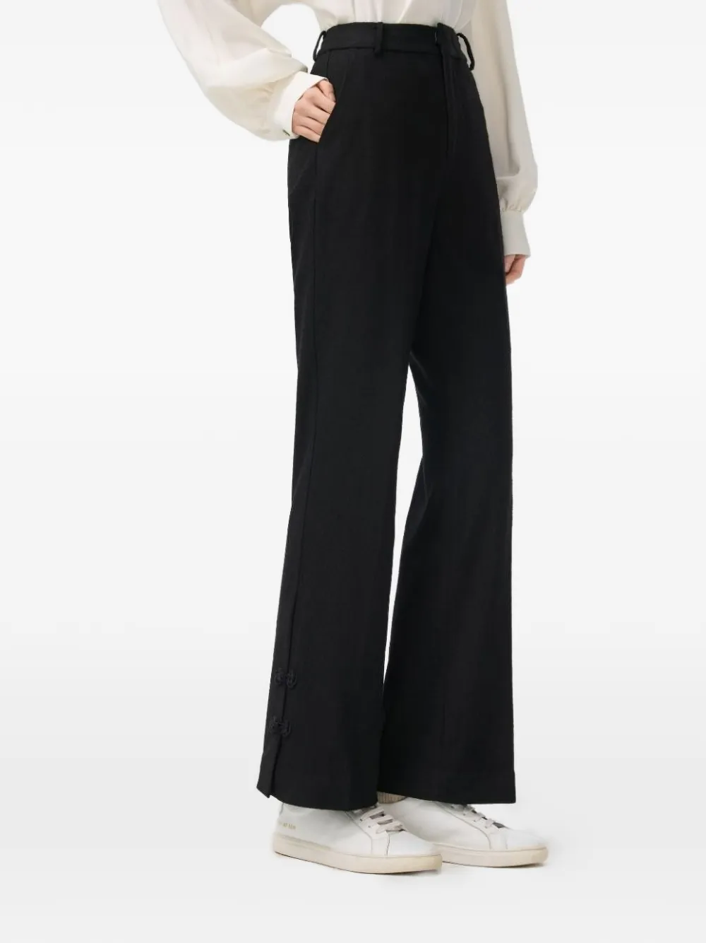  Shanghai Tang Tang Flared Trousers - Black 