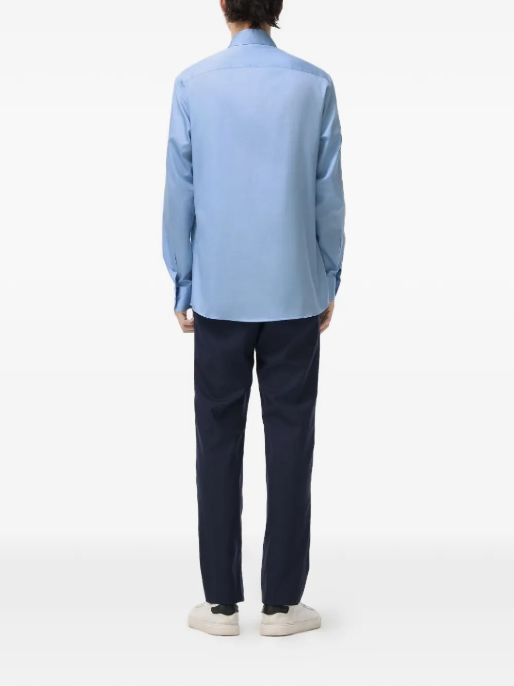  Shanghai Tang Knot-button Shirt - Blue 