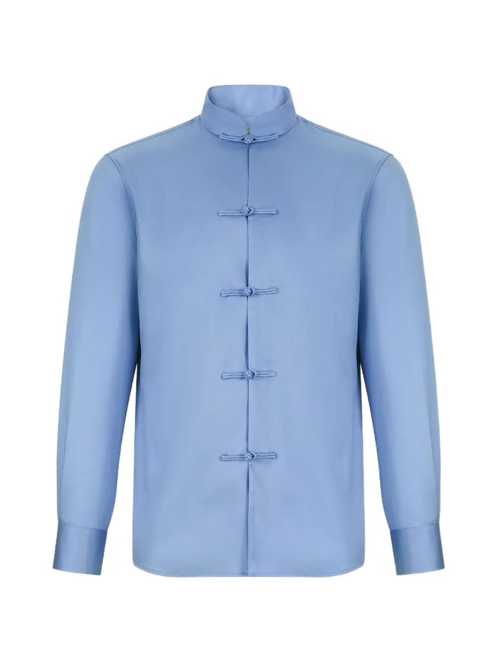 Shanghai Tang knot-button shirt - Blu