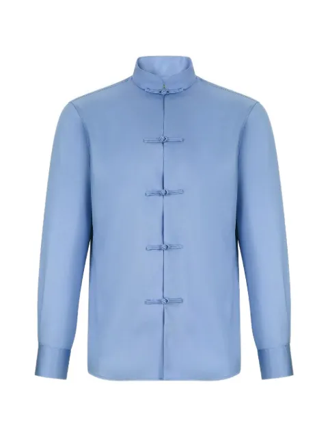 Shanghai Tang camisa con botones de nudo