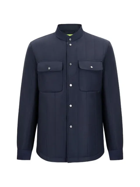 Shanghai Tang quilted shirt jacket