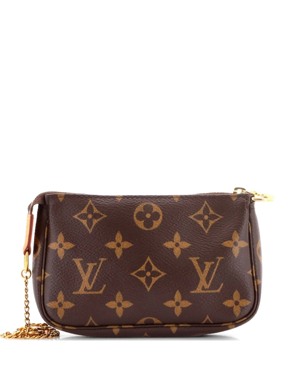 Louis Vuitton Pre-Owned Pochette Accessoires Monogram Canvas Mini clutch bag - Marrone