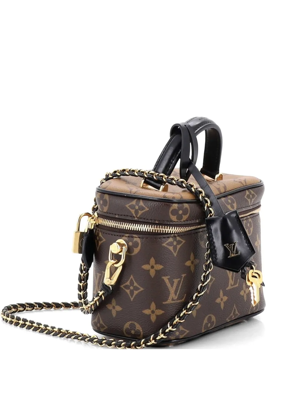 Louis Vuitton Pre-Owned Vanity Handbag Reverse Monogram Canvas PM satchel - Marrone