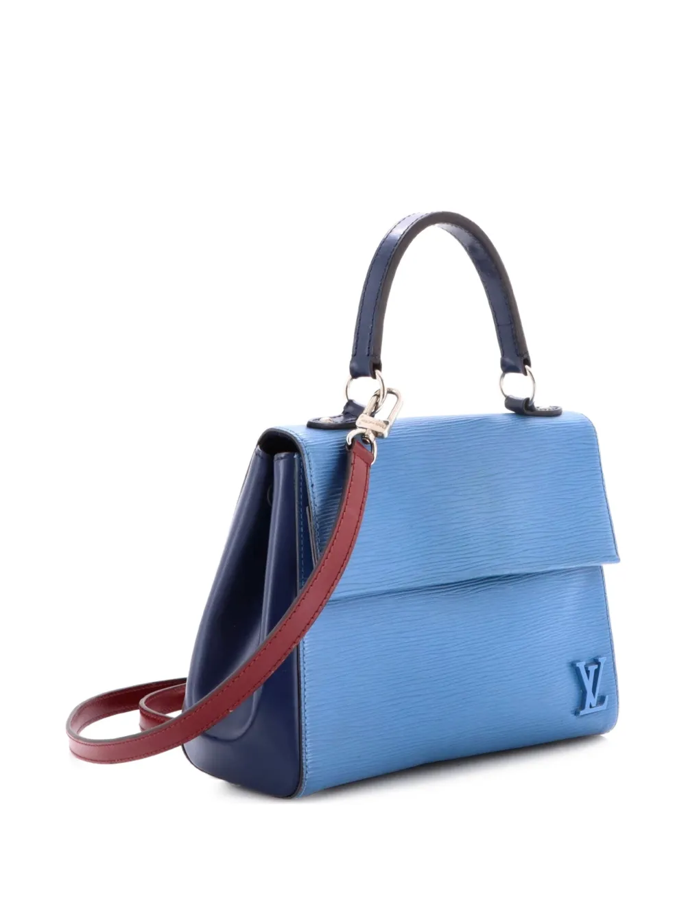 Louis Vuitton Pre-Owned Cluny Top Handle Bag Epi Leather MM satchel - Blue
