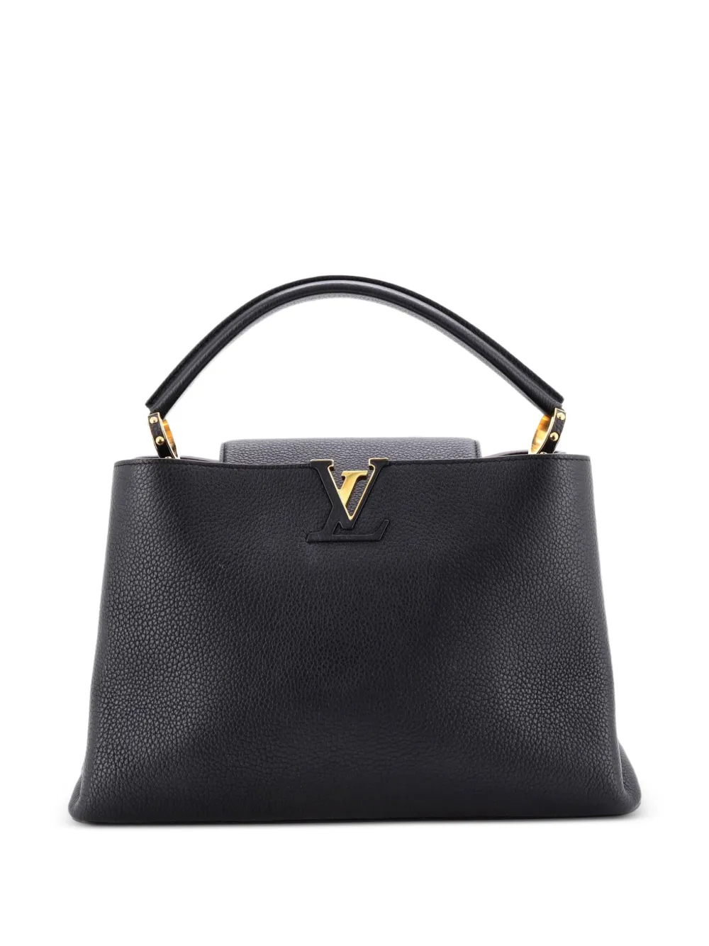 Louis Vuitton Pre-Owned Capucines Bag Leather MM satchel - Nero