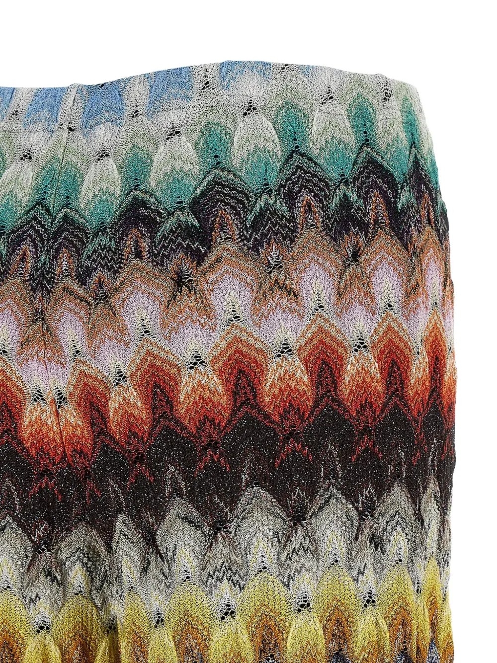 Missoni Palazzo broek met zigzagpatroon Blauw