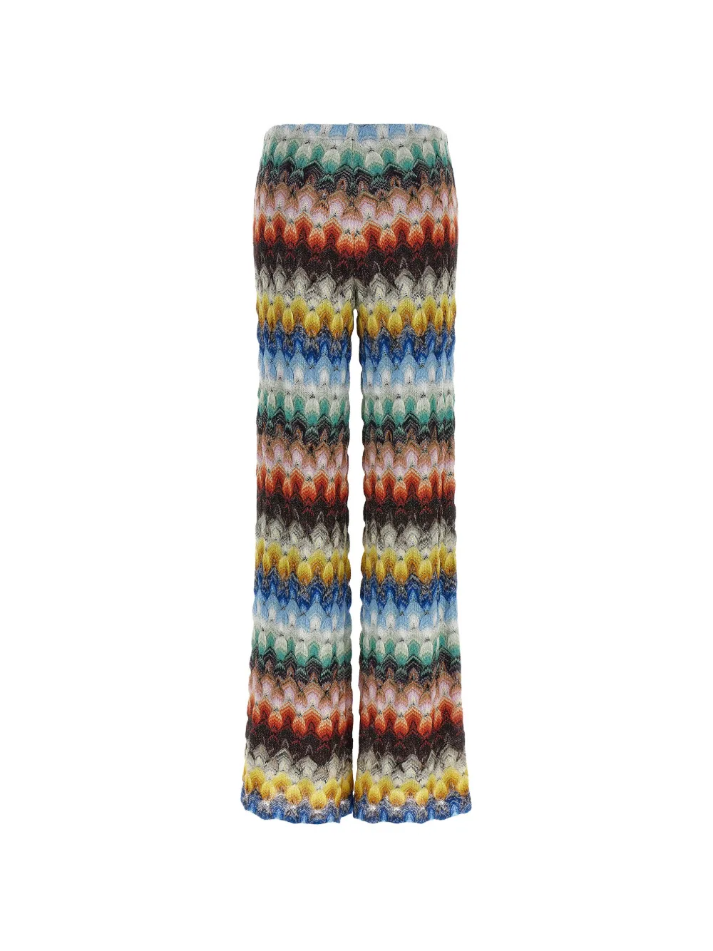 Missoni Palazzo broek met zigzagpatroon Blauw