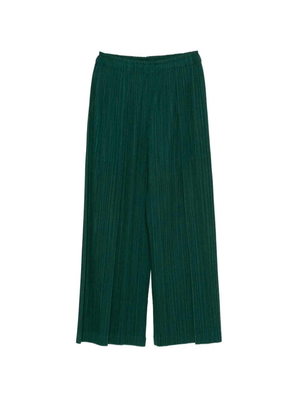 Pleats Please Issey Miyake pleated trousers - Verde