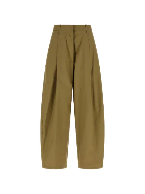 Nude pantalones cargo de popelina y algodón