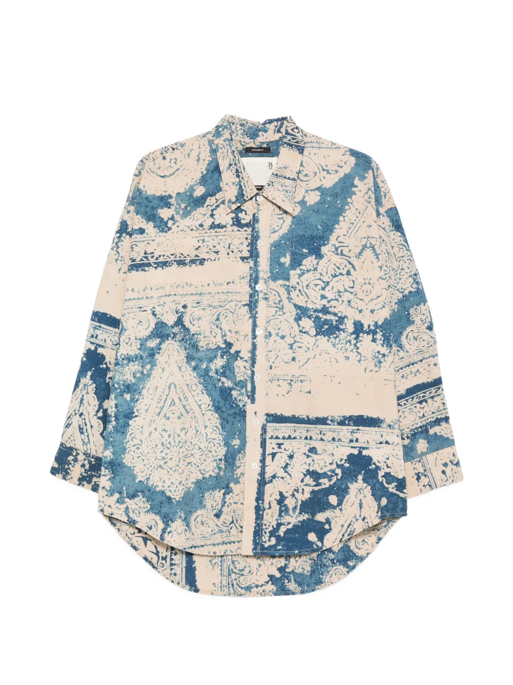 R13 paisley-print shirt - Blue