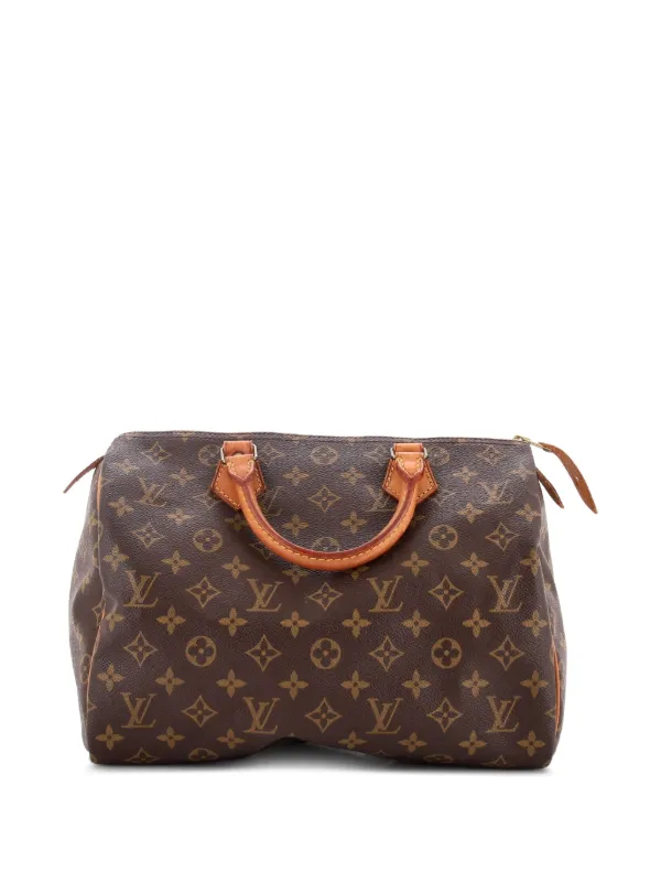 Louis Vuitton Pre-Owned Speedy Handbag Monogram Canvas 30 Satchel