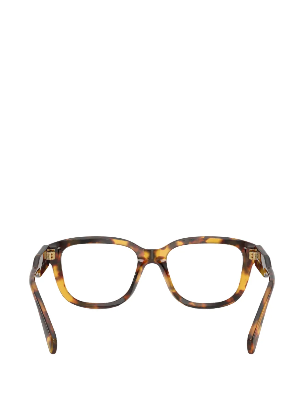 Miu Eyewear Bril met geometrisch montuur Bruin