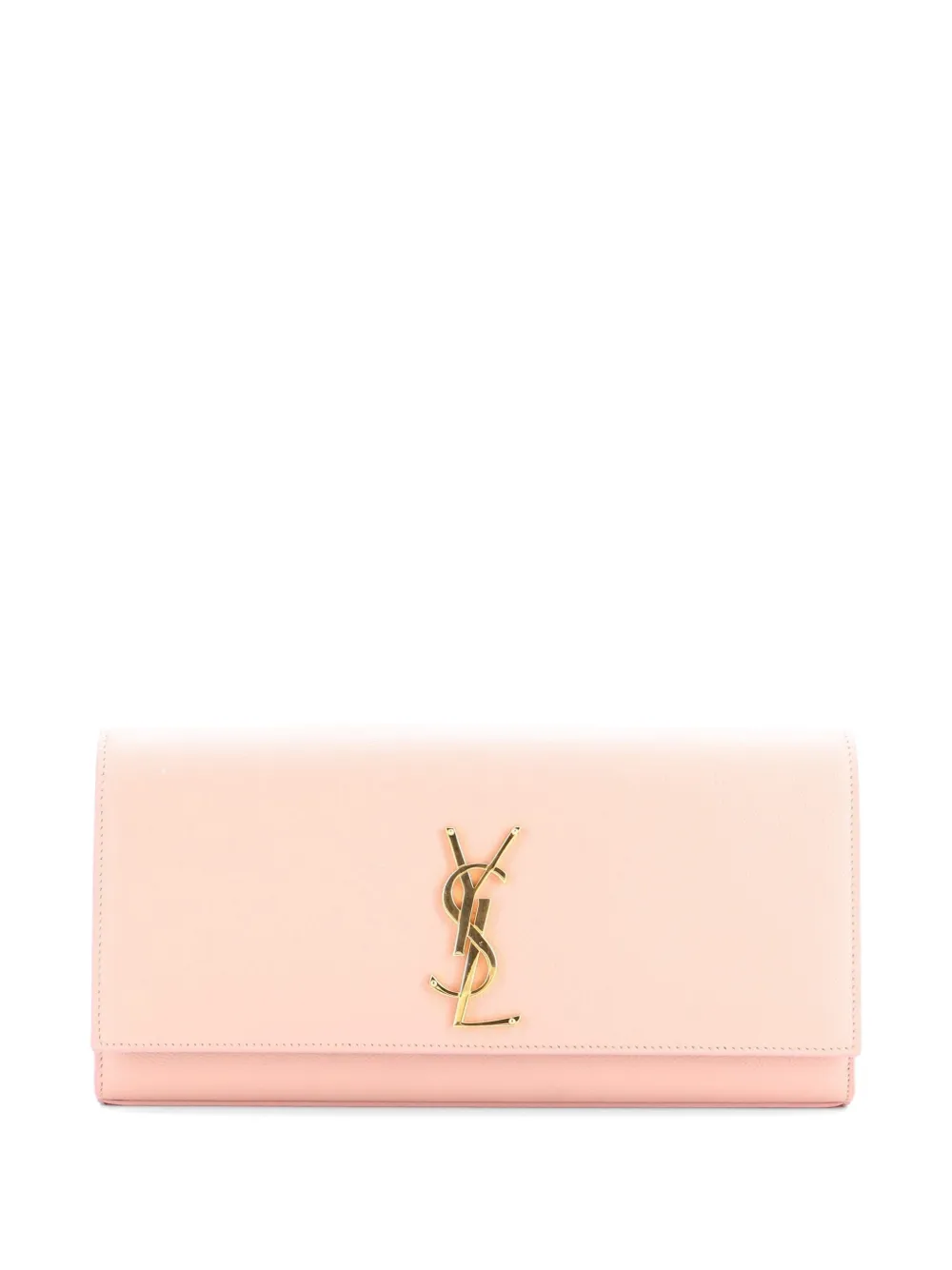Saint Laurent Pre-Owned Classic Monogram Leather Long clutch bag - Rosa