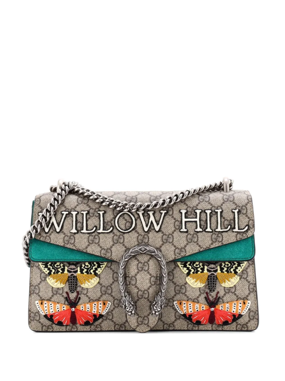 Gucci Pre-Owned Dionysus Bag Embroidered GG Coated Canvas Small shoulder bag - Multicolore