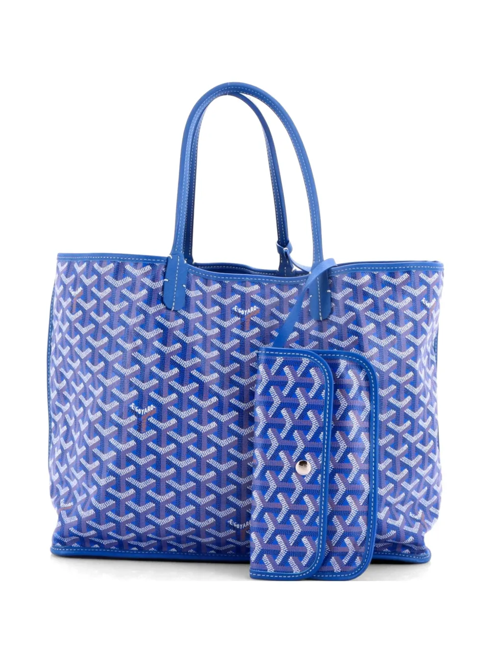 Goyard Pre-Owned Anjou Reversible Coated Canvas PM tote bag - Blu