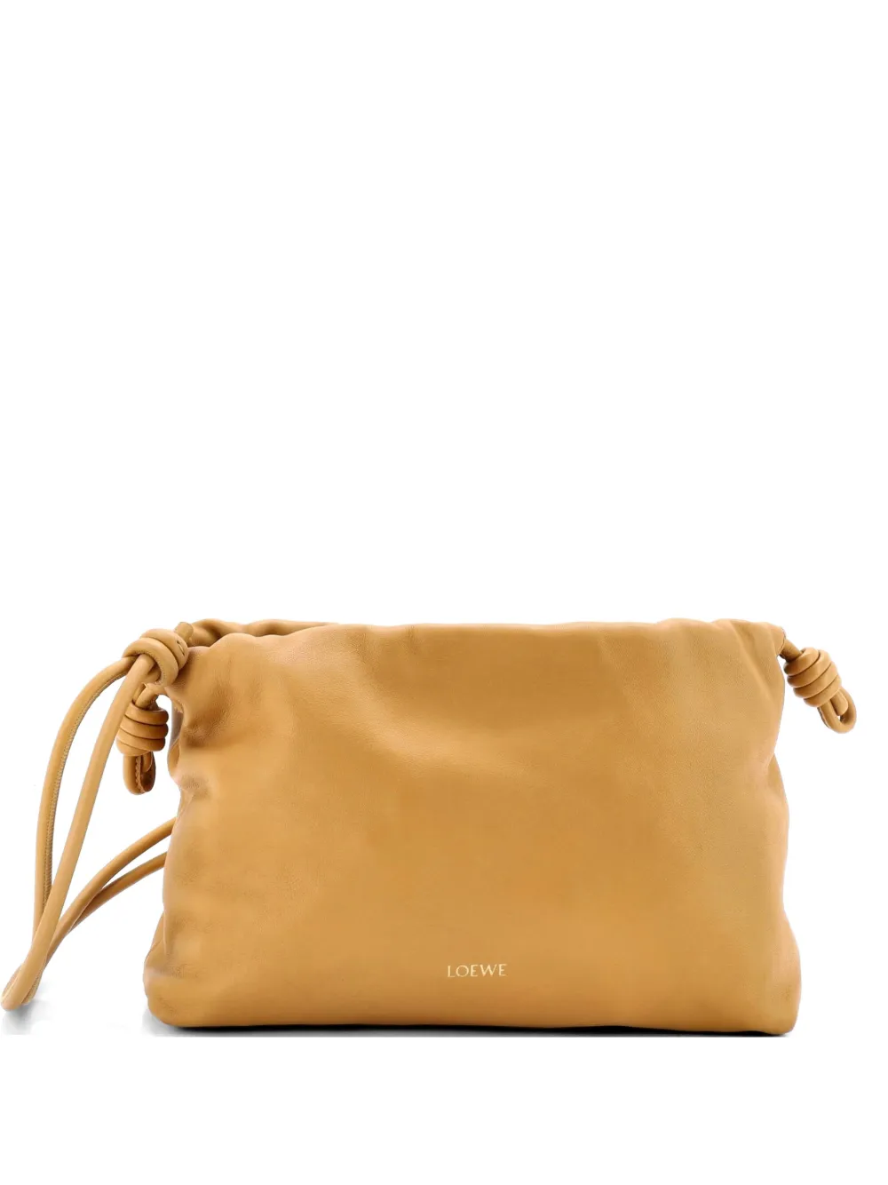 Loewe Pre-Owned Flamenco Knot Chain Purse Bag Leather Medium crossbody bag - Marrone