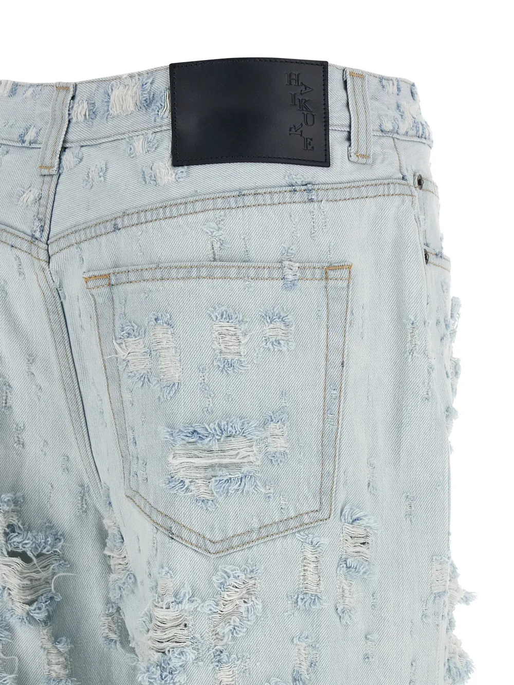 Haikure Gerafelde jeans Blauw
