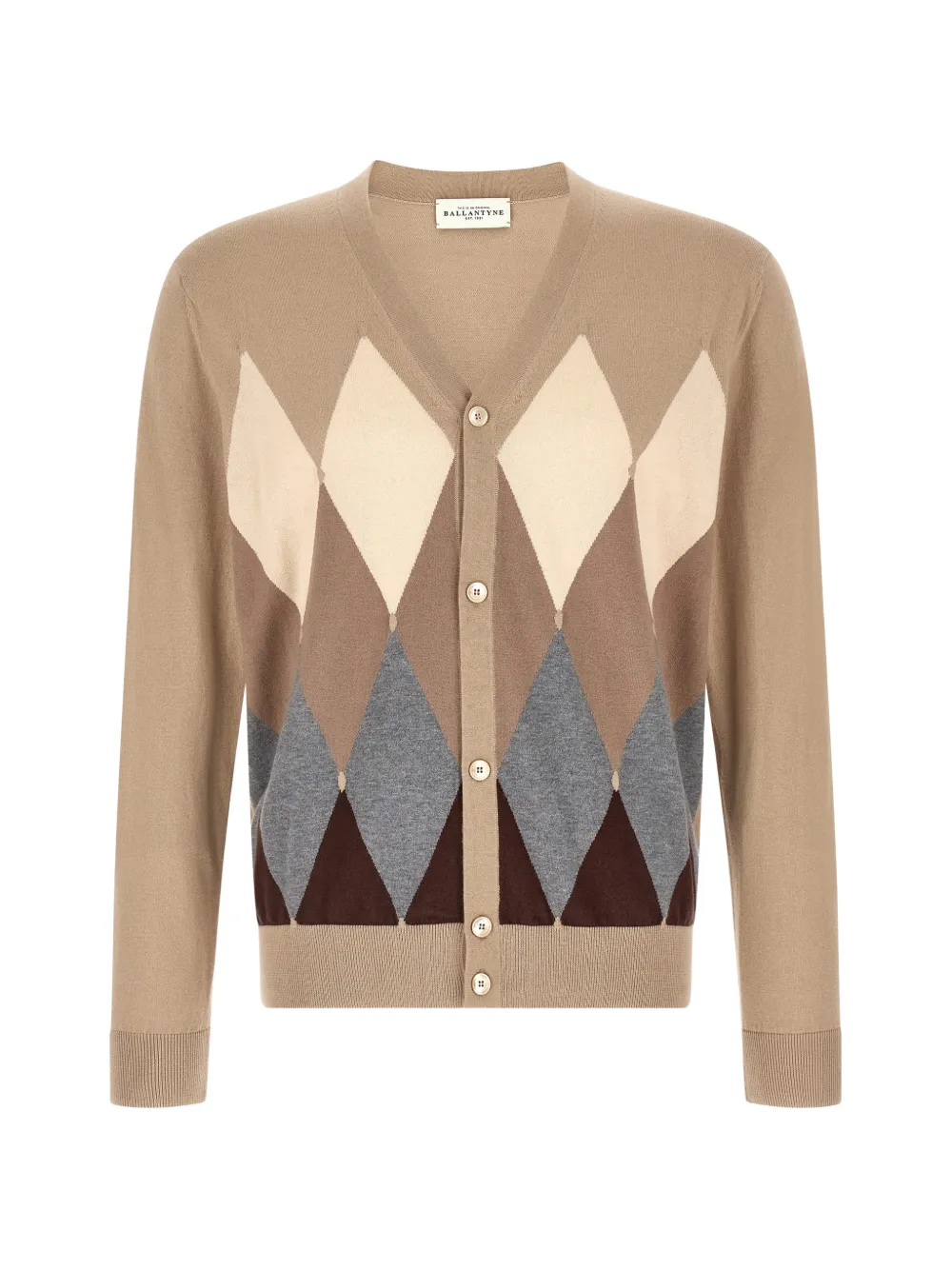 Ballantyne V-neck cardigan - Toni neutri