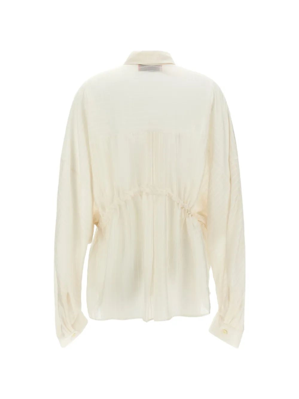  Thelatest Striped Button Shirt - Neutrals 
