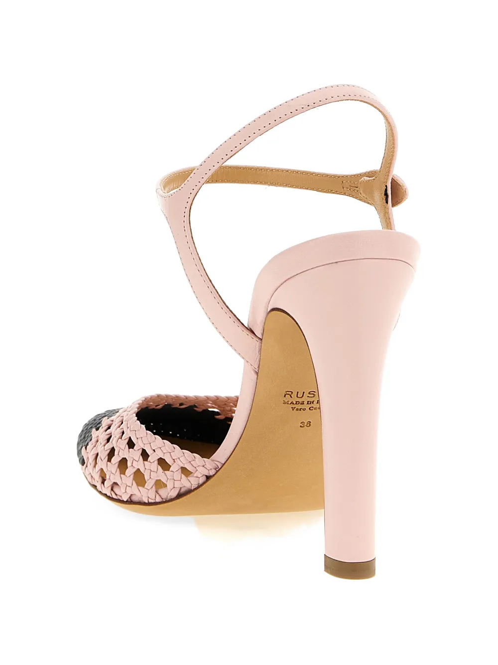 Francesco Russo Gehaakte pumps Roze