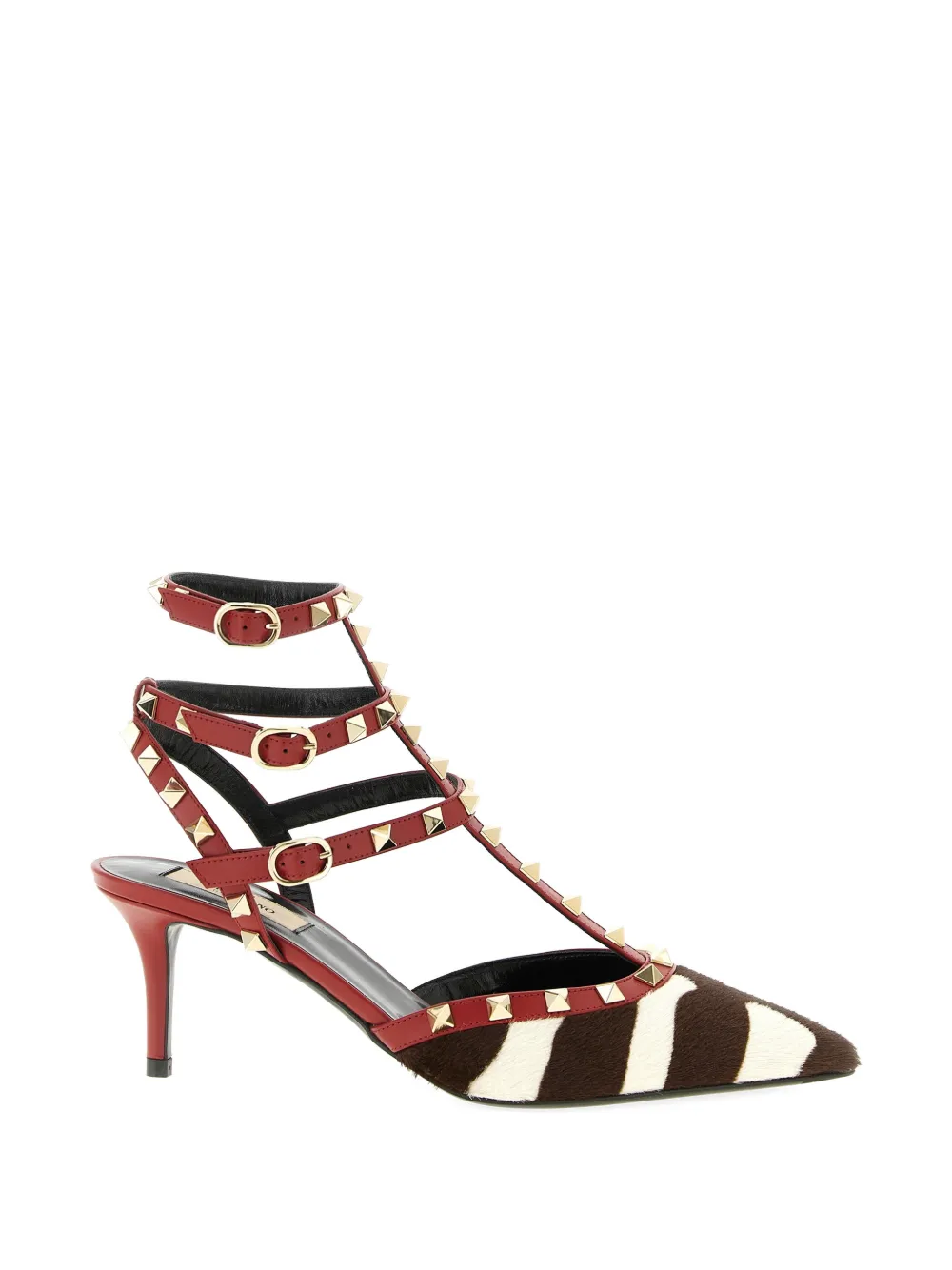 Valentino Garavani Rockstud pumps Rood