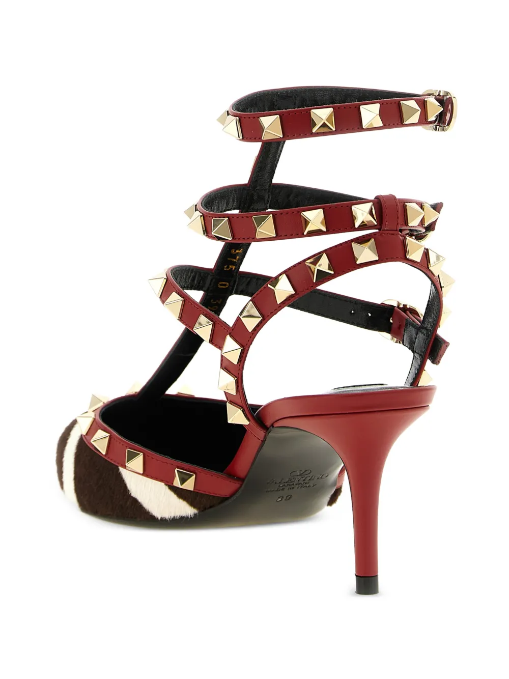 Valentino Garavani Rockstud pumps Rood