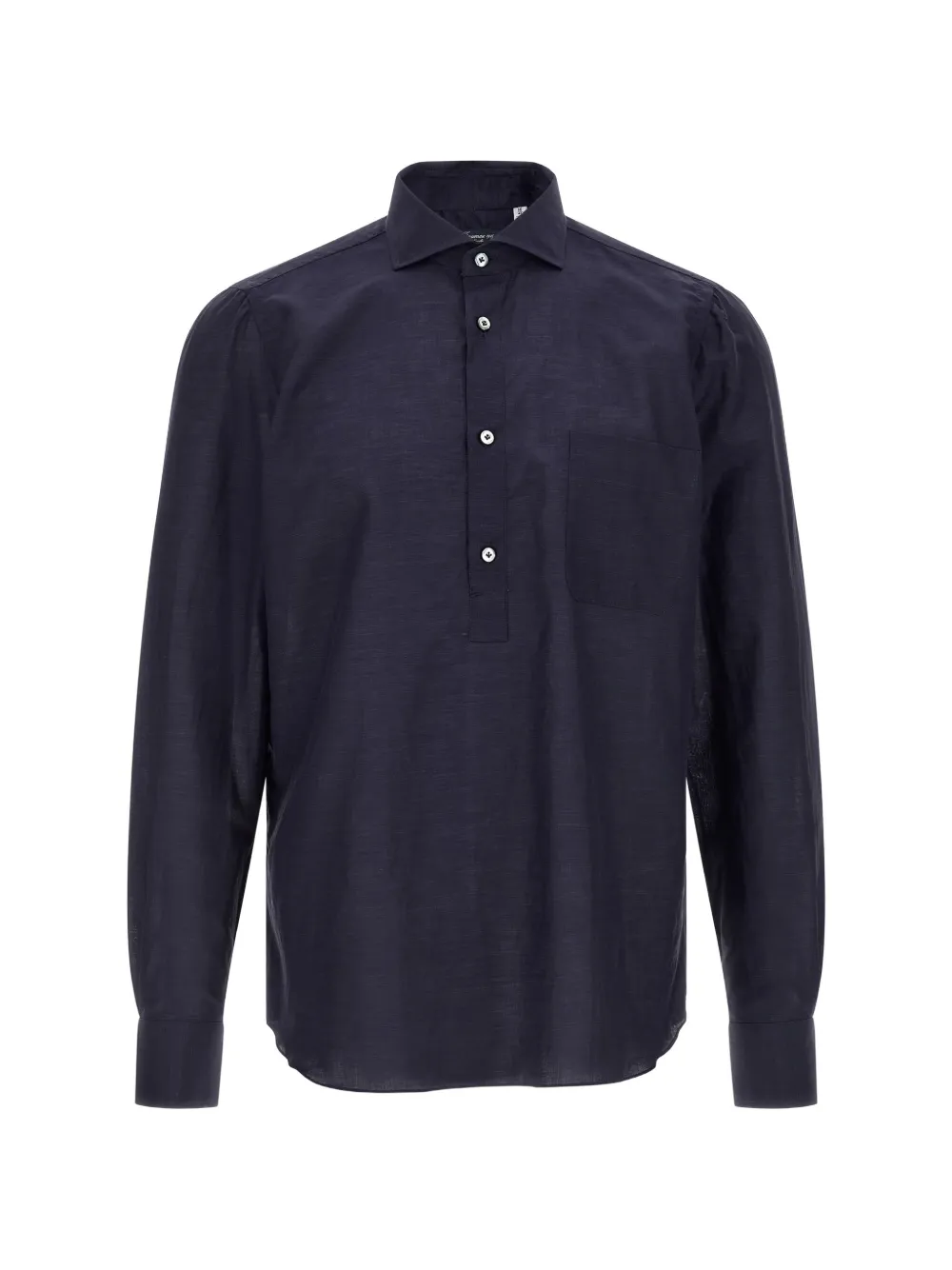 Finamore 1925 Napoli breast pocket shirt - Blu