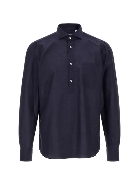 Finamore 1925 Napoli breast pocket shirt