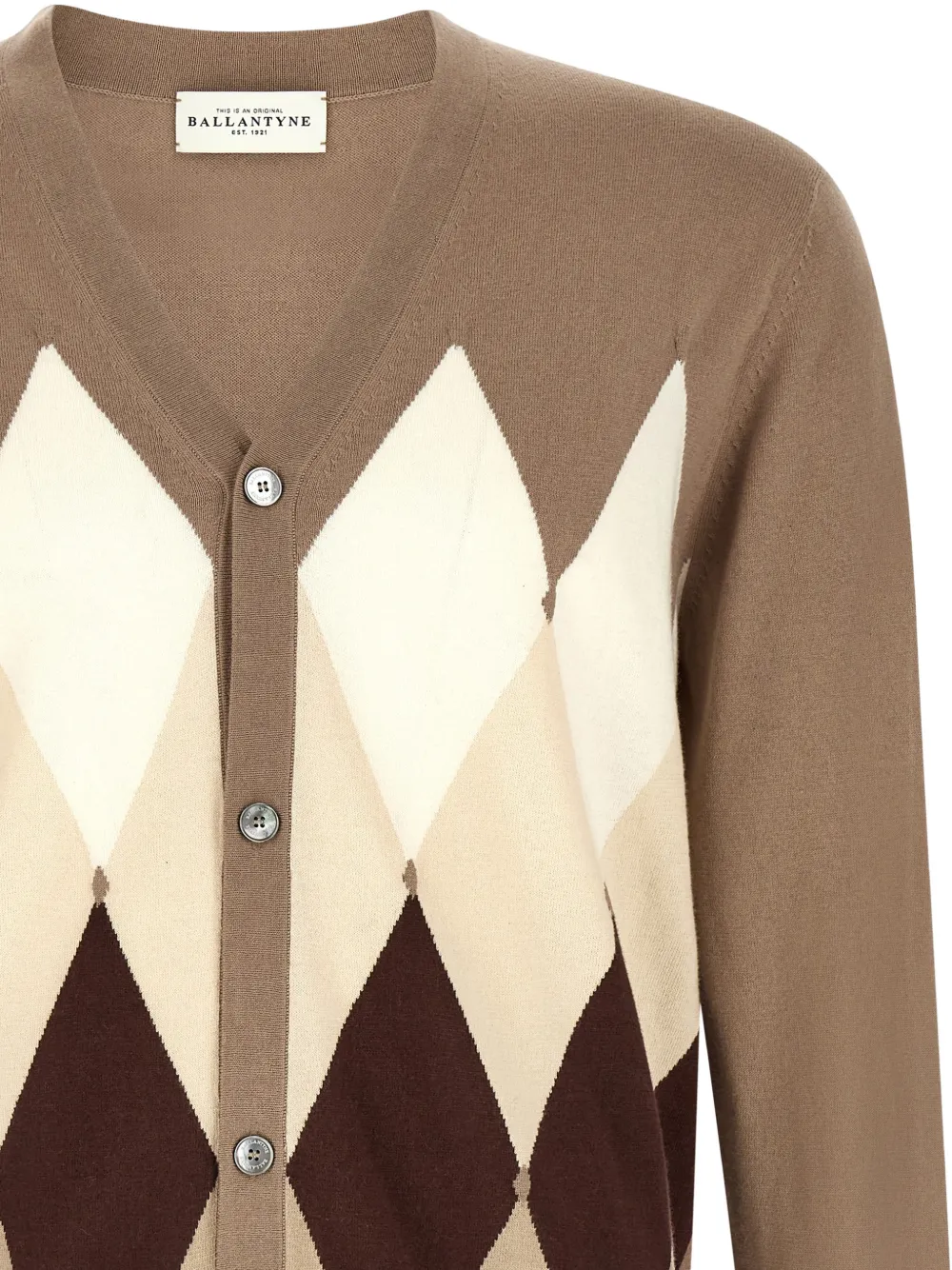 Ballantyne Katoenen vest Beige
