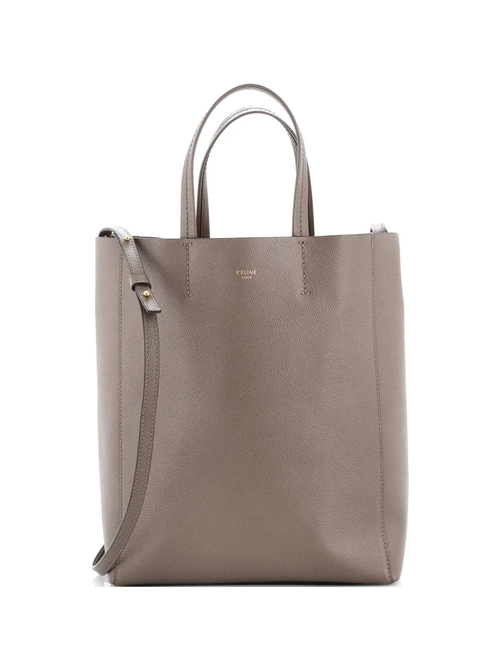 Celine Pre-Owned Vertical Cabas Grained Calfskin Small tote bag - Neutrals