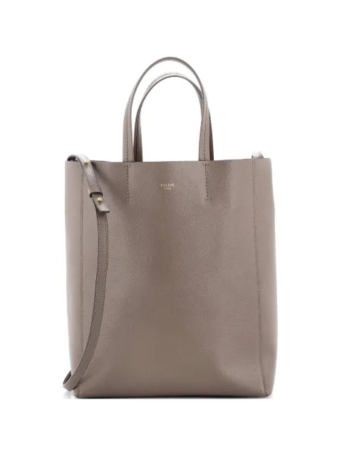 Celine Pre-Owned 버티컬 카바스 그레인 카프스킨 스몰 토트 백