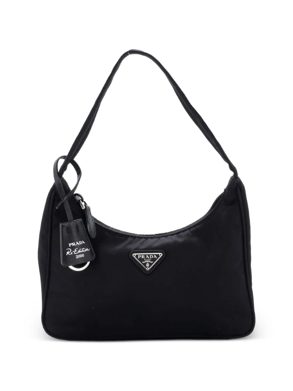 Prada Pre-Owned Re-Edition 2000 Tessuto Mini hobo bag - Nero
