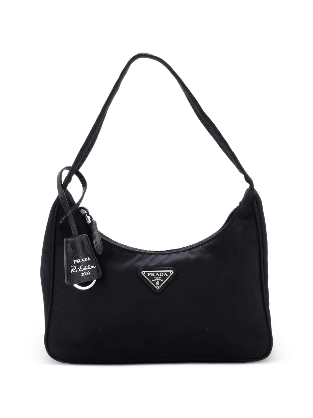 Prada Pre-Owned Re-Edition 2000 Tessuto Mini hobo bag - Nero